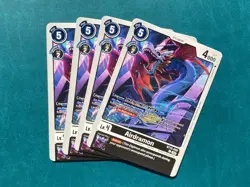 Airdramon BT15-059 Playset Exceed Apocalypse Digimon Card x4 - Image 1