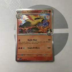 Pokemon TCG Ethan's Typhlosion Holo Rare Card 034/182 Destined Rivals Mint - Image 1