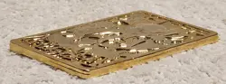 1999 Charizard Pokemon Gold Plated 23K Burger King Trading Card - Image 3