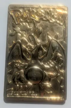 1999 Charizard Pokemon Gold Plated 23K Burger King Trading Card - Image 4
