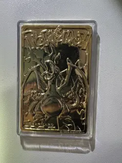 1999 Charizard Pokemon Gold Plated 23K Burger King Trading Card - Image 5