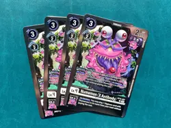Numemon (X Antibody) BT15-057 Playset Exceed Apocalypse Digimon Card x4 - Image 1