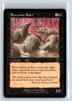 (5X) Ravenous Rats Urza's Destiny Common - MTG Magic the Gathering Card - Image 5