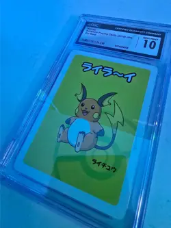 2019 Pokemon Japan Old Maid Raichu - Babanuki Playing Card - CGC 10 Gem Mint - Image 3