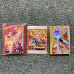 Dragon Ball IC Carddass Data Mirabato Card Sleeves Used Set of 81 - Image 1
