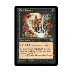 WOTC MtG Mirage Dark Ritual (C) NM - Image 1