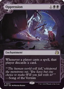 Oppression -Foil Near Mint MTG Wilds of Eldraine: Enchanting Tales - Image 1