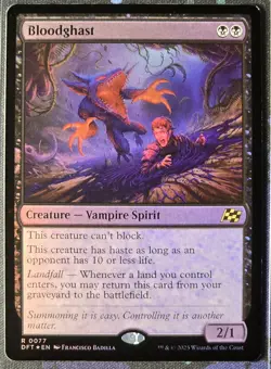 Bloodghast (Foil) - MTG - Aetherdrift - Near Mint - English - Image 1