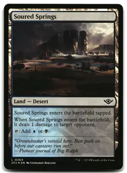 MTG Soured Springs Foil L Outlaws of Thunder Junction 264 LP - Image 1