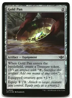 MTG Gold Pan Foil C Outlaws of Thunder Junction 242 LP - Image 1