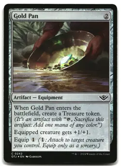 MTG Gold Pan Foil C Outlaws of Thunder Junction 242 LP - Image 1