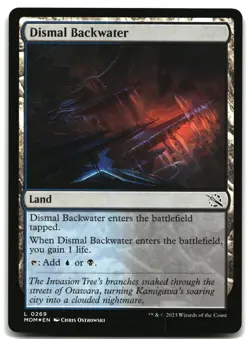 MTG Dismal Backwater Foil C March of the Machine 269 MP - Image 1