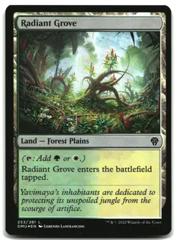 MTG Radiant Grove Foil L Dominaria United 253 LP - Image 1