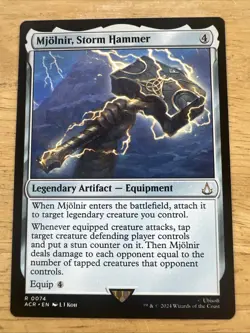 Mjolnir, Storm Hammer #74 (NM) Assassin's Creed ACR Magic MTG - Image 1
