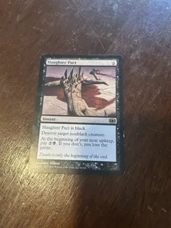 Slaughter Pact - Future Sight - NM - MTG Magic the Gathering - Image 1