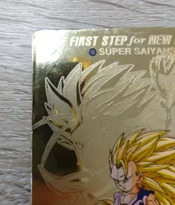 Dragon Ball GT Carddass No 100 Total No 1100 Used Super Saiyans Card - Image 2