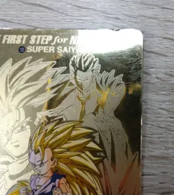 Dragon Ball GT Carddass No 100 Total No 1100 Used Super Saiyans Card - Image 3