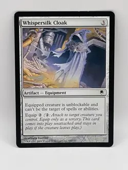 Magic the Gathering WHISPERSILK CLOAK Darksteel MTG LP/NM - Image 1
