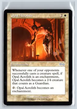 (5X) Opal Acrolith Urza's Saga Uncommon - MTG Magic the Gathering Card - Image 1