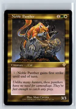 (5X) Noble Panther Invasion Rare - MTG Magic the Gathering Card - Image 5