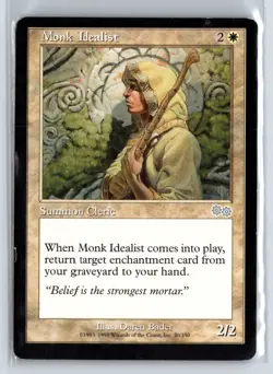 (5X) Monk Idealist Urza's Saga Uncommon - MTG Magic the Gathering Card - Image 3