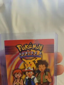 Pokemon Topps TV Animation Series 2 Checklist Blue Logo - Image 3