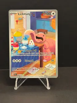 Pokemon TCG: Lickitung 180/162 - SV05: Temporal Forces - Illustration Rare NM - Image 1
