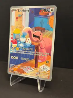 Pokemon TCG: Lickitung 180/162 - SV05: Temporal Forces - Illustration Rare NM - Image 2