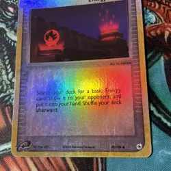 2003. Pokemon Energy Search Reverse Holo EX Ruby & Sapphire Trainer 90/109 - Image 5