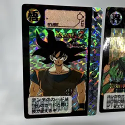 Dragon Ball Carddass 1991 Goku Piccolo Collectible Card Used - Image 2