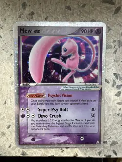 Mew Ex 100/110 - Holon Phantoms 2006 Holo Ultra Rare Pokemon TCG Card - Image 2