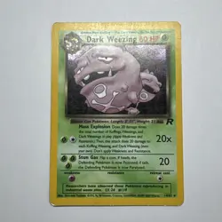 Dark Weezing - 14/82 Team Rocket Holo- MP - Pokemon TCG dd - Image 1