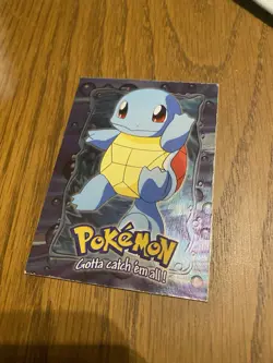 1999 Topps Pokemon Movie Edition Squirtle Stage 1 #07 E7 of 12 - Image 1