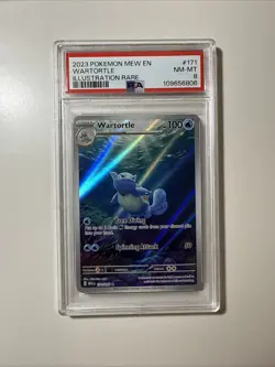 2023 Pokemon Mew en Wartortle Illustration Rare 151#171 PSA 10 - Image 1
