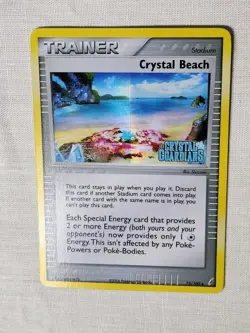 NM Crystal Beach - Reverse Holo 75 Crystal Guardians Pokemon TCG - Image 3