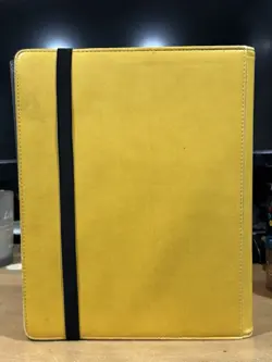 2019 Ultra Pro Yellow Pikachu PRO-Binder, Leather, 9 Pocket Pokemon TCG ** - Image 2