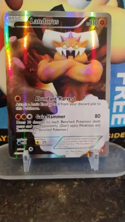 LANDORUS Black Star Promo POKEMON Full-Art Holo 2012 Trading Card BW43 - Image 1