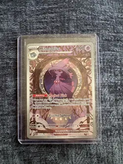 Mismagius Illustration Rare 212/193 2023 Pokemon Paldea Evolved NM - Image 3