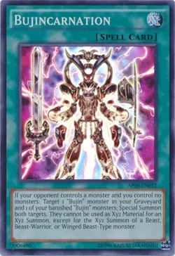 Yugioh! MP Bujincarnation - AP06-EN012 - Super Rare - Unlimited Edition Moderate - Image 1