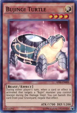 Yugioh! MP Bujingi Turtle - AP05-EN009 - Super Rare - Unlimited Edition Moderate - Image 1