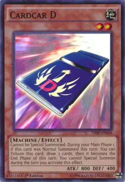Yugioh! MP Cardcar D - THSF-EN044 - Super Rare - 1st Edition Moderately Played, - Image 1