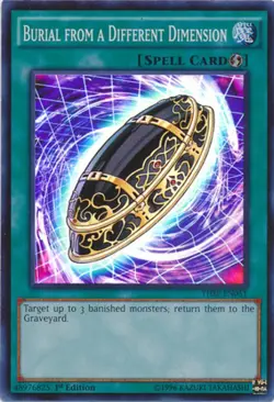 Yugioh! MP Burial from a Different Dimension - THSF-EN051 - Super Rare - Unlimit - Image 1