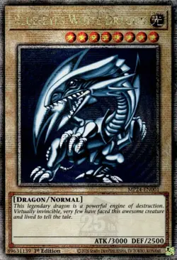 Yugioh! MP Blue-Eyes White Dragon - MP24-EN001 - Quarter Century Secret Rare - 1 - Image 1