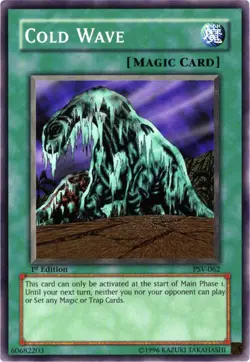 Yugioh! MP Cold Wave - PSV-062 - Common - 1st Edition Moderately Played, English - Image 1