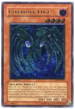 Yugioh! MP Cyberdark Edge - CDIP-EN002 - Ultimate Rare - 1st Edition Moderately - Image 1