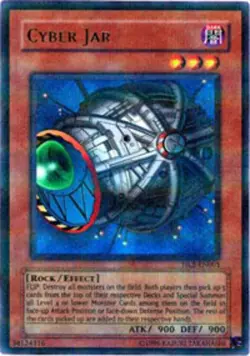 Yugioh! MP Cyber Jar - HL2-EN001 - Parallel Rare - Limited Edition Moderately Pl - Image 1