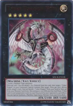 Yugioh! MP Cyber Dragon Nova - SDCR-EN038 - Ultra Rare - Unlimited Edition Moder - Image 1