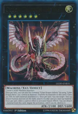 Yugioh! MP Cyber Dragon Infinity - LEDD-ENB31 - Ultra Rare - 1st Edition Moderat - Image 1