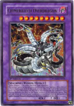 Yugioh! MP Chimeratech Overdragon - POTD-EN034 - Ultra Rare - 1st Edition Modera - Image 1