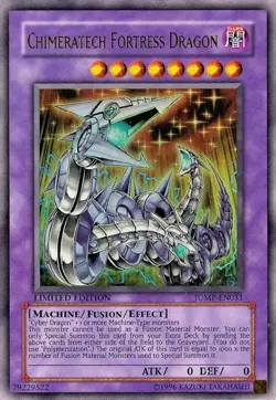 Yugioh! MP Chimeratech Fortress Dragon - JUMP-EN031 - Ultra Rare - Limited Editi - Image 1